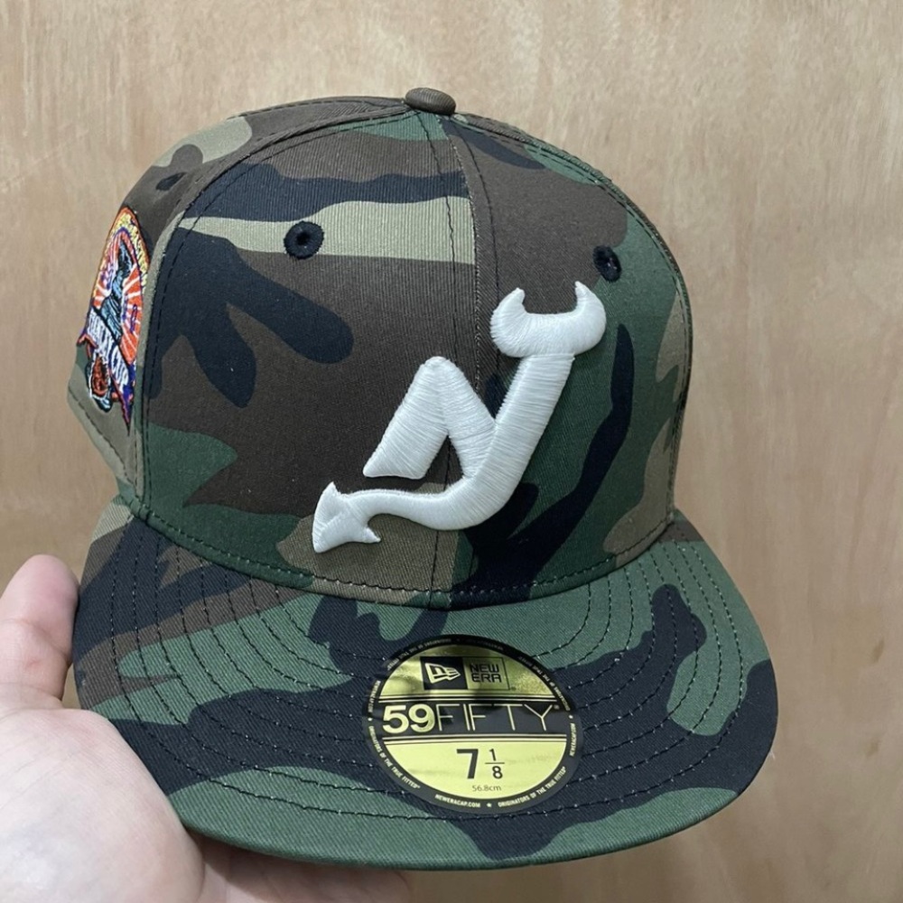 Myfitteds New Jersey devils camo 2000 nhl Stanley cup size 7 1/8 new era